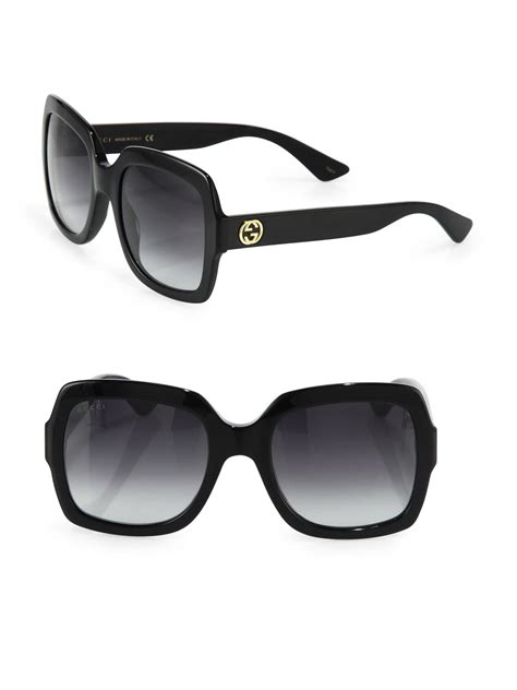 black gucci sunglasses square|black Gucci sunglasses brand new.